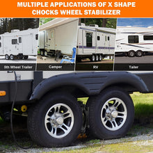 Load image into Gallery viewer, HYPERANGER 2-Piece Camper Wheel Stabilizer for Travel