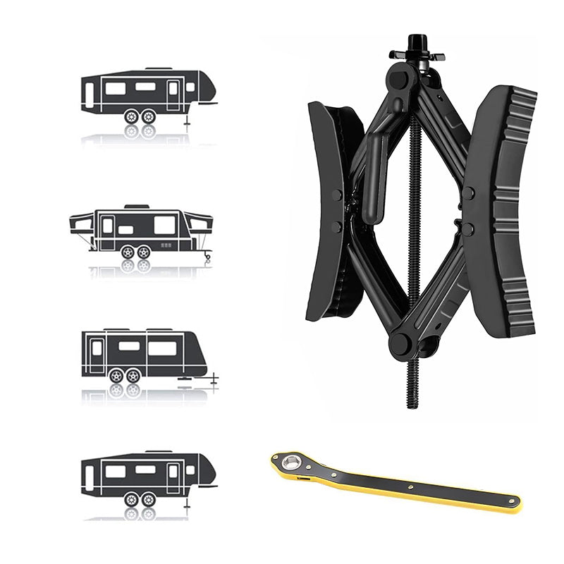 HYPERANGER 2-Piece Camper Wheel Stabilizer for Travel