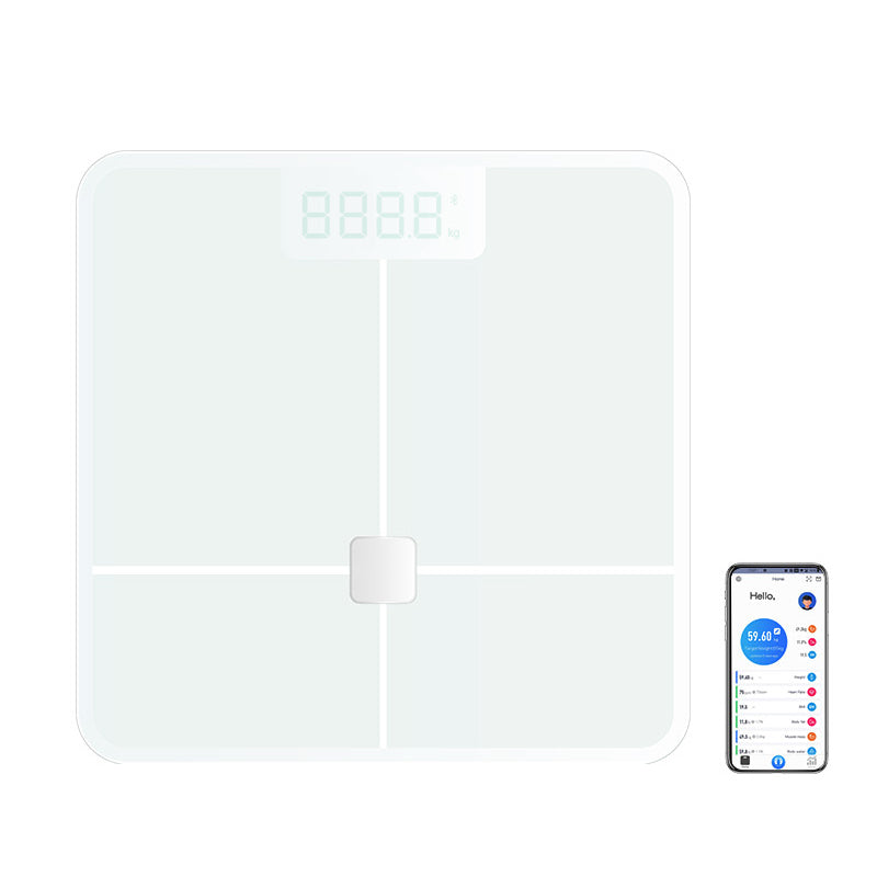 HYPERANGER Fitness Tracking Smart Scale - White