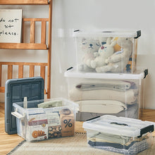 Load image into Gallery viewer, Spacexpert 3 x 80L Stackable Storage Bins with Lids