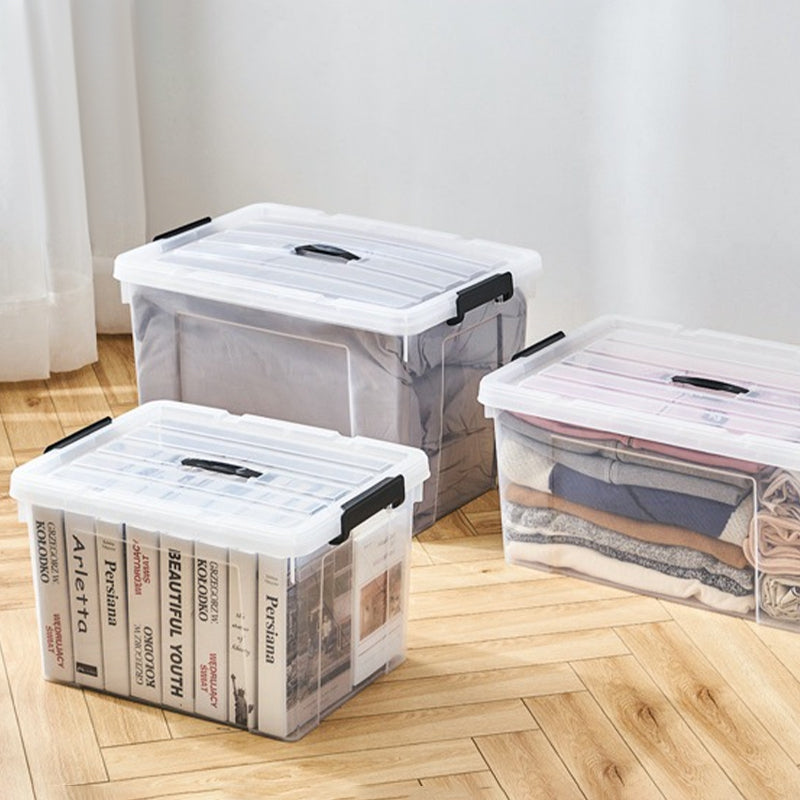 Spacexpert 3 x 80L Stackable Storage Bins with Lids