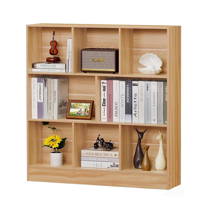 STORFEX 3-Tier Open Bookshelf - Wood