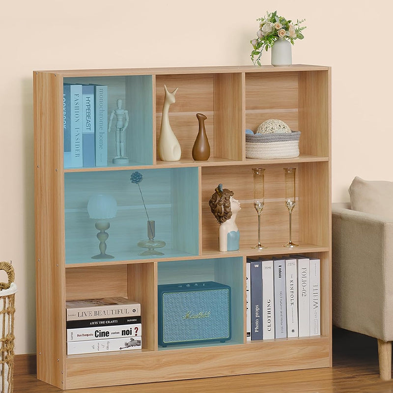 STORFEX 3-Tier Open Bookshelf - Wood