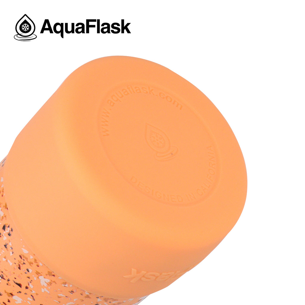 AquaFlask: IL Terrazzo Water Bottle - Cantaloupe (532mL/18oz)