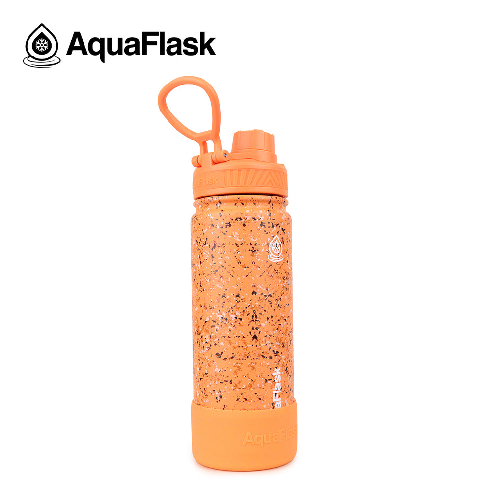 AquaFlask: IL Terrazzo Water Bottle - Cantaloupe (532mL/18oz)