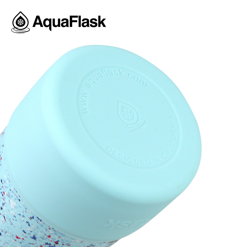 AquaFlask: IL Terrazzo Water Bottle - Arctic Blue (532mL/18oz)