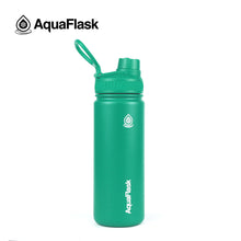 Load image into Gallery viewer, AquaFlask: Original Water Bottle - Aquamarine (532mL/18oz)