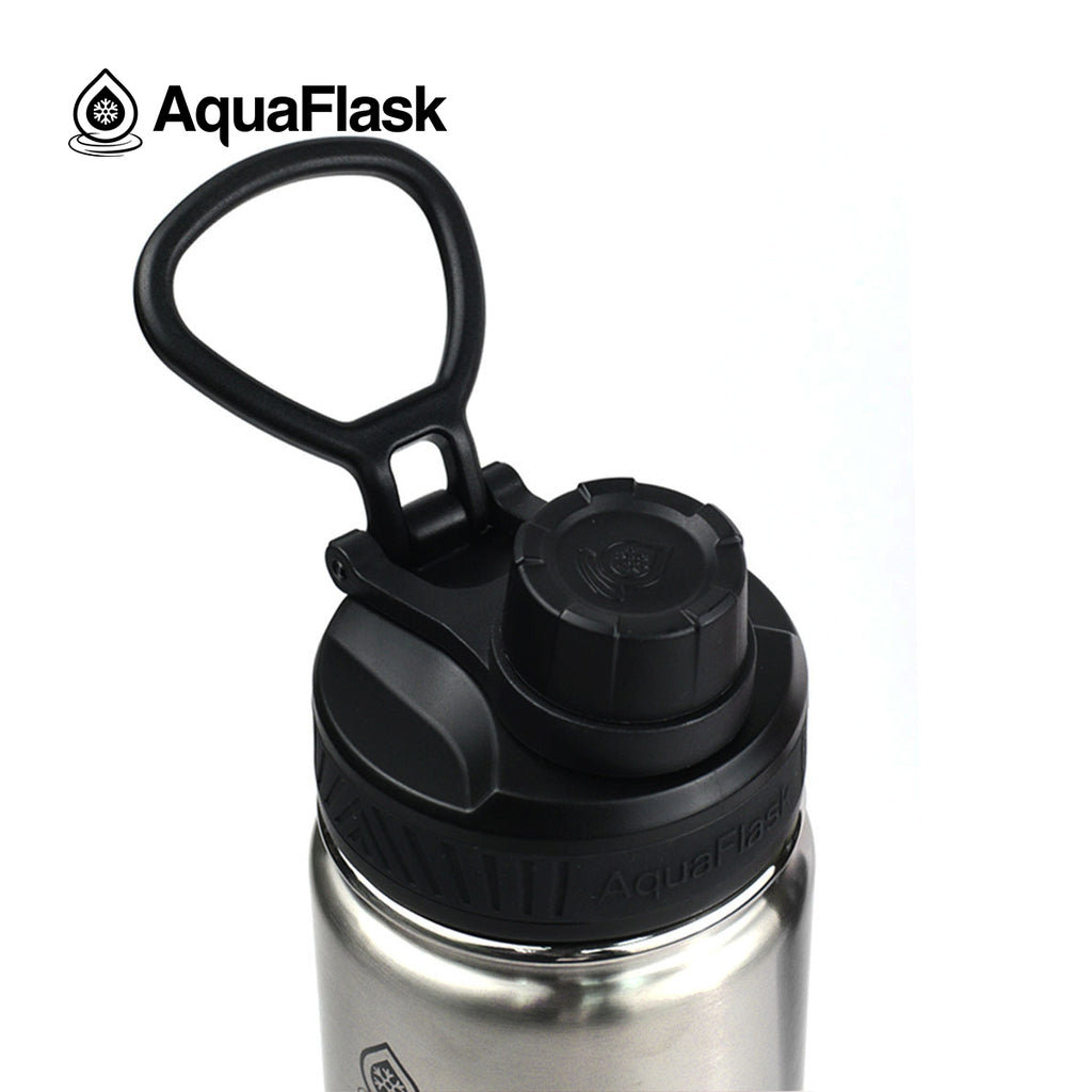 AquaFlask: Original Water Bottle - Silver Steel (532mL/18oz)