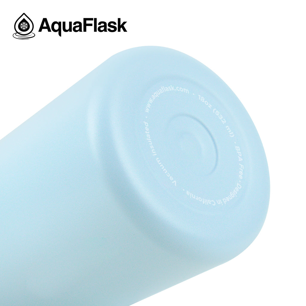 AquaFlask: Original Water Bottle - Powder Blue (532mL/18oz)