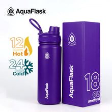 Load image into Gallery viewer, AquaFlask: Original Water Bottle - Amethyst (532mL/18oz)