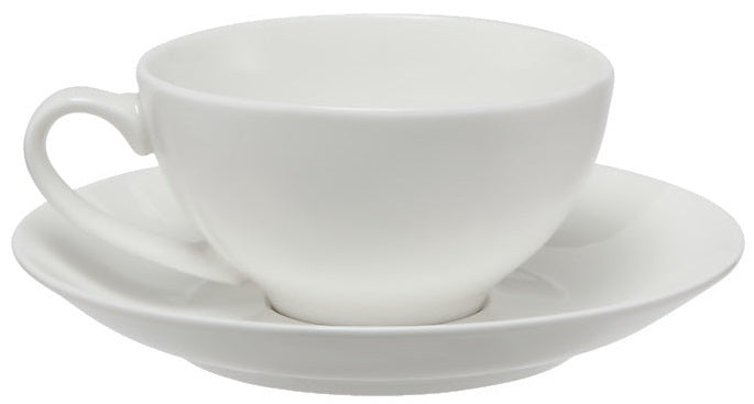 Maxwell & Williams: White Basics Coupe Cup & Saucer (200ml)