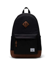 Load image into Gallery viewer, Herschel: Heritage Backpack - Black/Tan (24L) - Herschel Supply Co.