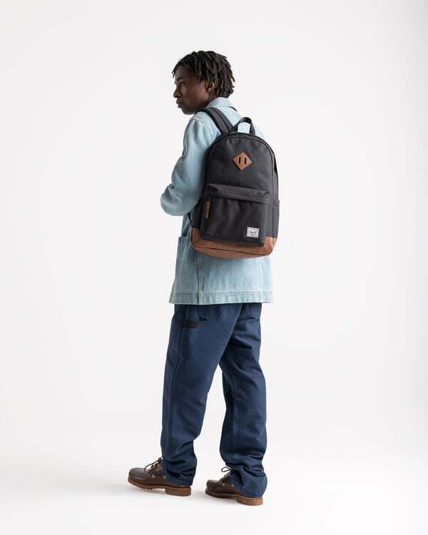 Herschel: Heritage Backpack - Black/Tan (24L) - Herschel Supply Co.