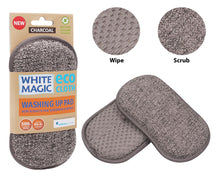 Load image into Gallery viewer, White Magic: Washing Up Pad - Charcoal