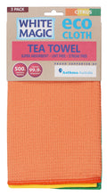 Load image into Gallery viewer, White Magic: Eco Cloth Tea Towel - Citrus (3 Pack)