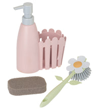 Load image into Gallery viewer, Vigar: Florganic Sink Caddy Set + Dispenser - Pink (3pc Set)