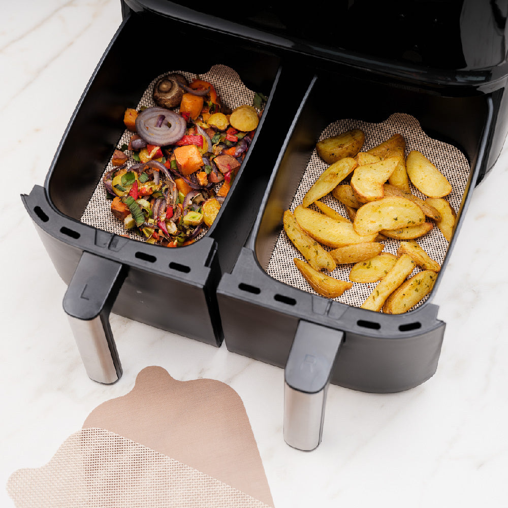 Nostik: Dual Basket Air Fryer Liners - High Road