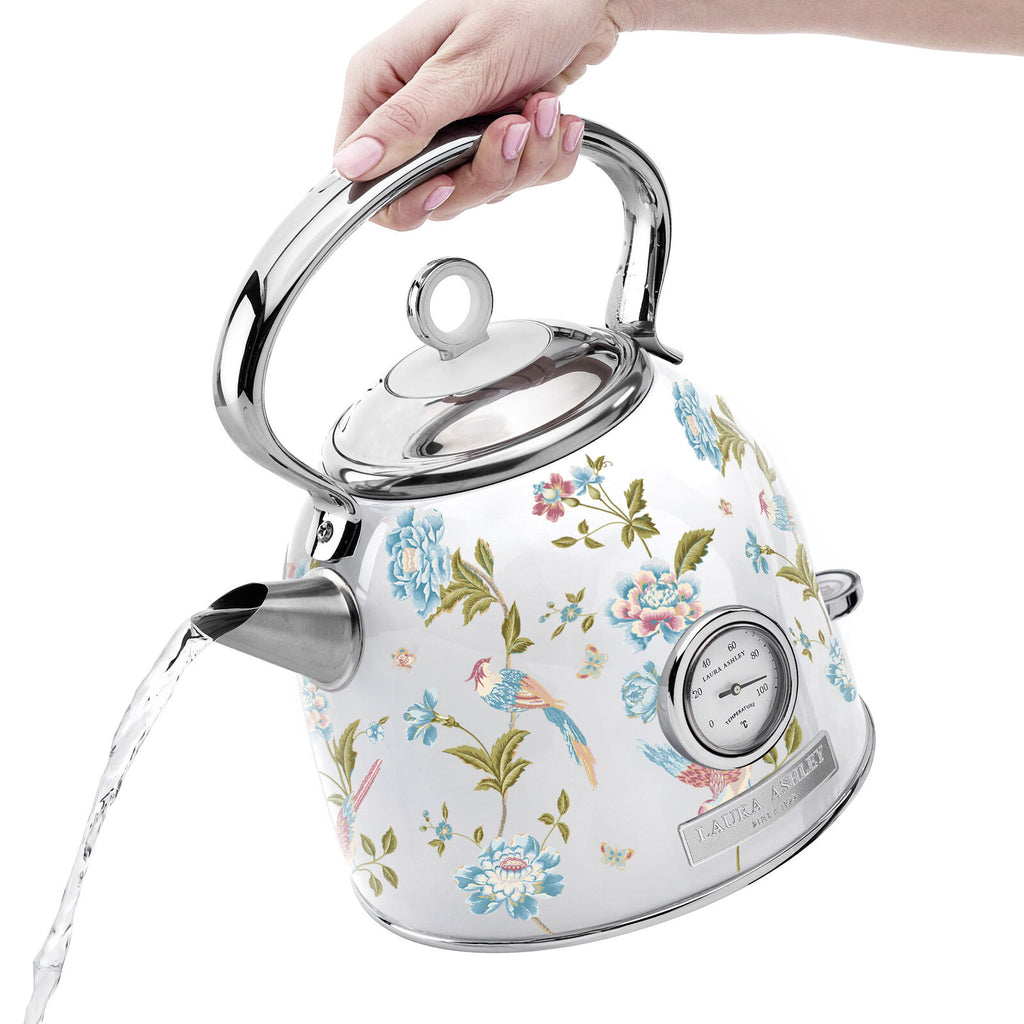 Laura Ashley: Dome Kettle – Elveden White