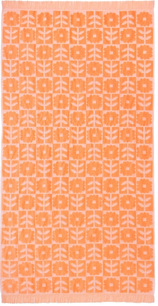 Bambury: HiLo Beach Towel Bloom - Peach