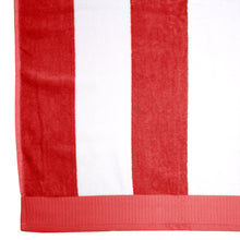 Load image into Gallery viewer, Bambury: Classic Stripe Beach Towel - Poppy