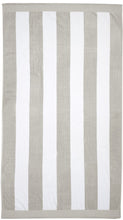 Load image into Gallery viewer, Bambury: Classic Stripe Beach Towel - Pebble