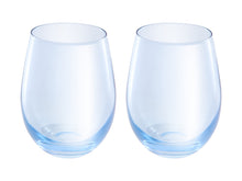 Load image into Gallery viewer, Maxwell &amp; Williams: Glamour Stemless Glass Set - Blue (Set of 2) (540ml)