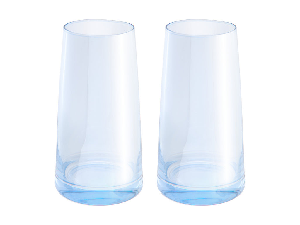 Maxwell & Williams: Glamour Highball Glass Set - Blue (Set of 2) (480ml)