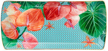 Load image into Gallery viewer, Maxwell &amp; Williams: Teas &amp; C&#39;s Tropicana Rectangular Platter - Blue (25.5x11.5cm)