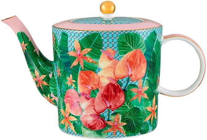 Maxwell & Williams: Teas & C's Tropicana Teapot With Infuser - Blue (500ml)