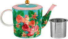 Load image into Gallery viewer, Maxwell &amp; Williams: Teas &amp; C&#39;s Tropicana Teapot With Infuser - Blue (500ml)