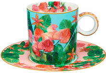 Load image into Gallery viewer, Maxwell &amp; Williams: Teas &amp; C&#39;s Tropicana Demi Cup &amp; Saucer - Blue (Set of 2) (100ml)