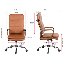 Load image into Gallery viewer, Gorilla Office - Eames Royal Replica Standard Office Chair High Back Tan Brown