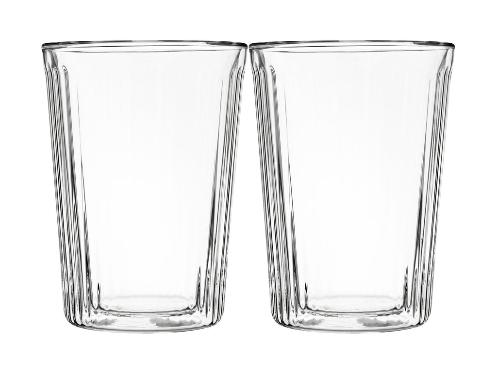 Maxwell & Williams: Blend Stripey Double Wall Cup (Set of 2) (360ml)
