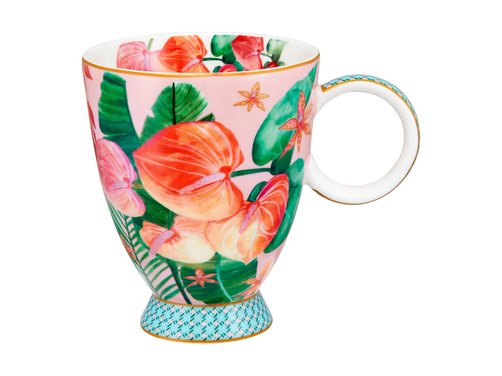 Maxwell & Williams: Teas & C's Tropicana Footed Mug - Pink (300ml)