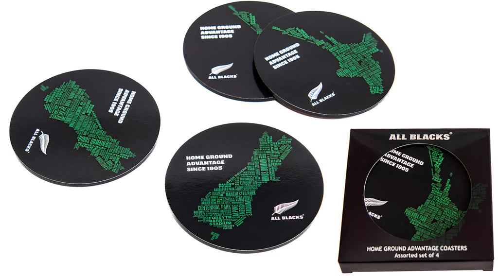 All Blacks: Home Ground Advantage Coasters (Set of 4)