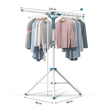 Load image into Gallery viewer, STORFEX Portable Height-Adjustable Clothes Rack