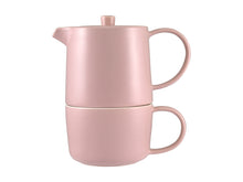 Load image into Gallery viewer, Maxwell &amp; Williams: Cafe Life Tea for One With Infuser - Rose (450ml)