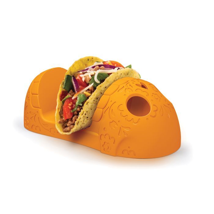 Fred: Yum Skulls Taco Holder - Orange