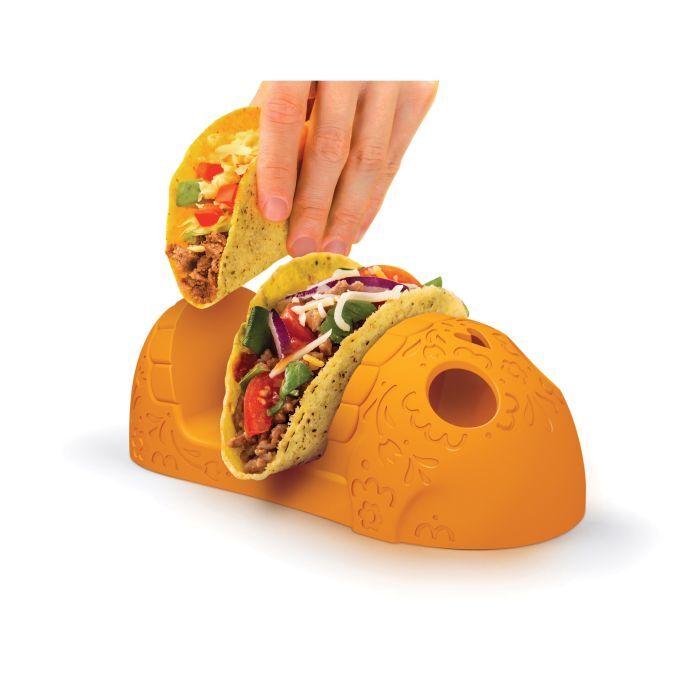 Fred: Yum Skulls Taco Holder - Orange