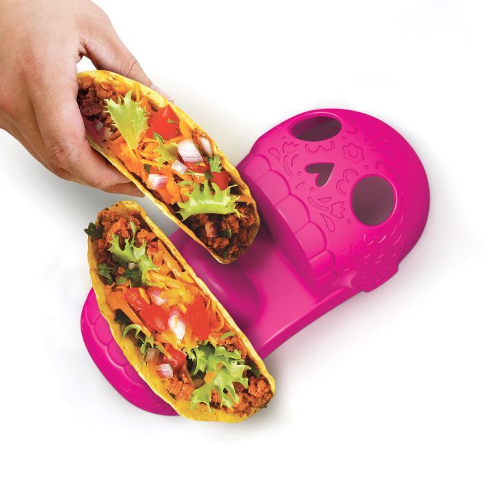 Fred: Yum Skulls Taco Holder - Pink