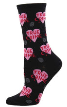 Load image into Gallery viewer, Socksmith: True Crime Socks - Black