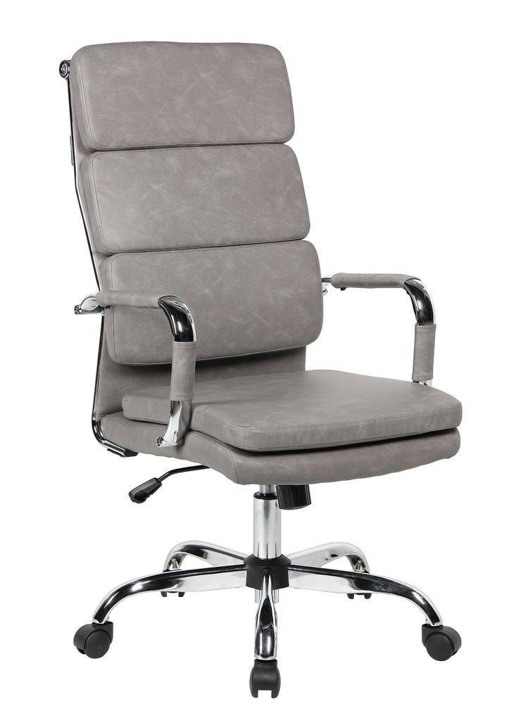Gorilla Office-Eames Royal Replica Standard Office Chair High Back Light Grey