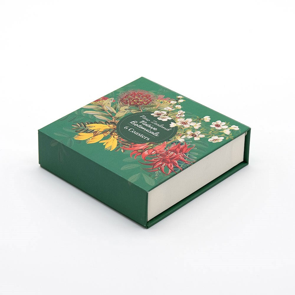 100% NZ: Native Botanicals of NZ Coasters (Set of 6)