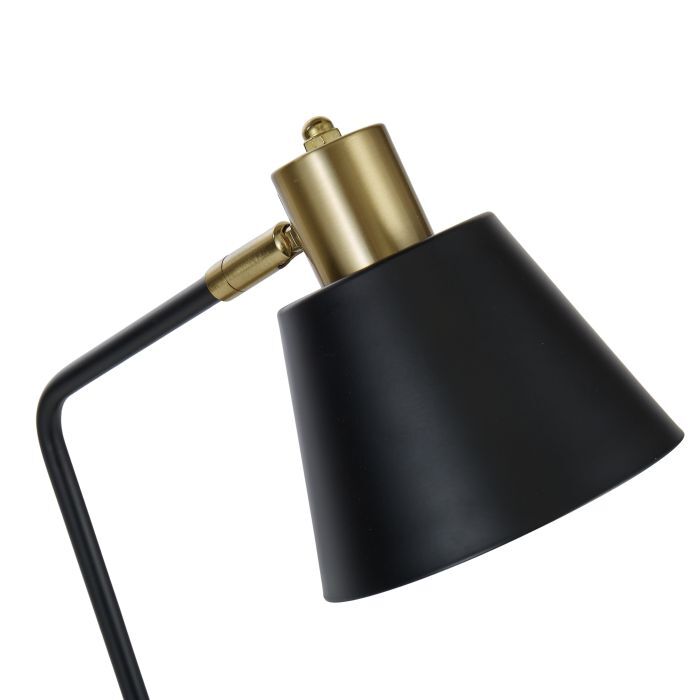 Amalfi: Ford Metal Black Table Lamp (46cm)