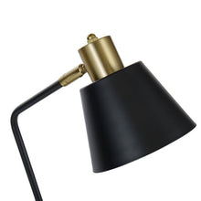 Load image into Gallery viewer, Amalfi: Ford Metal Black Table Lamp (46cm)