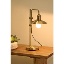 Load image into Gallery viewer, Academy: Rayner Metal Gold Table Lamp (45cm)