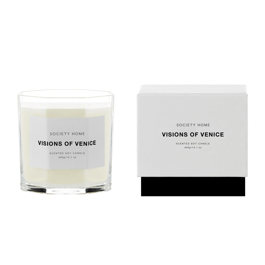 Society Home: Visions of Venice Scented Soy Candle 400g (10cm)