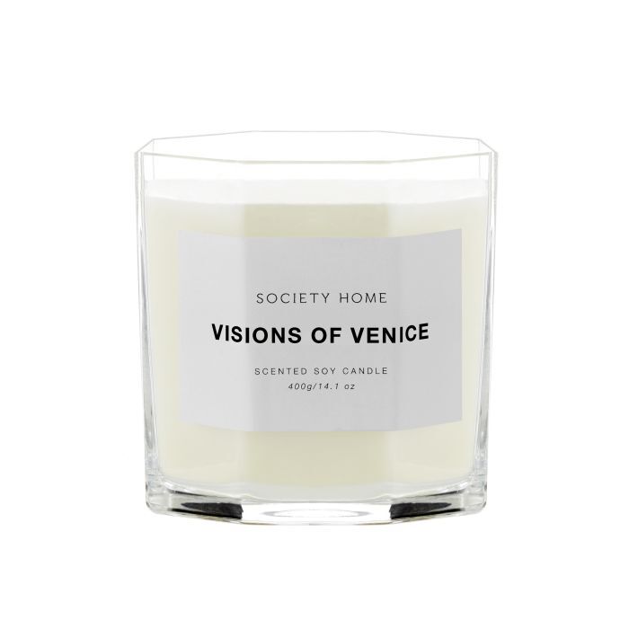 Society Home: Visions of Venice Scented Soy Candle 400g (10cm)