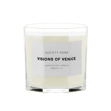 Load image into Gallery viewer, Society Home: Visions of Venice Scented Soy Candle 400g (10cm)