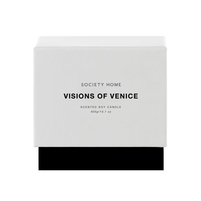 Society Home: Visions of Venice Scented Soy Candle 400g (10cm)